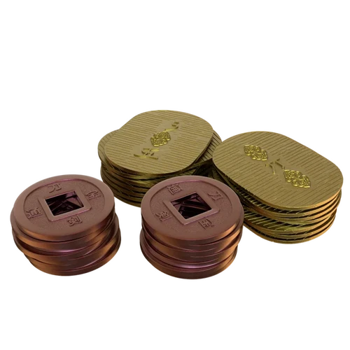 Spiel Shogun no Katana | Spielmünzen aus Metall (Alles für den Helden) NEU/OVP