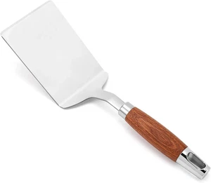 Edelstahl Spatel Wender, Schwerlast Metall Grillplatte Spatel für Gusseisen - Bild 1 von 3