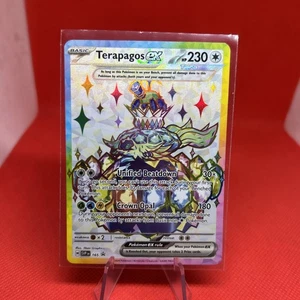 Pokemon Card Terapagos Ex 165 Black Star Promo Scarlet Violet Terapagos UPC NM - Picture 1 of 2