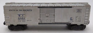 Lionel 6464-175 Vintage O Silver Rock Island Boxcar - Type I - Picture 1 of 5