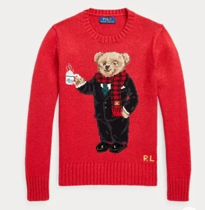 Ralph Lauren Polo Teddy Bear Sweater (Boys XL)NWT - Picture 1 of 6