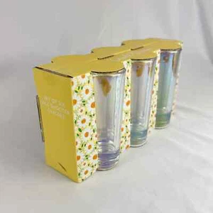 Set of 6 Tall Iridescent Shooter Glasses Dwell Studio - Picture 1 of 10