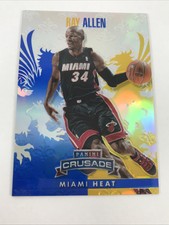 2013-14 Panini Crusade Insert Teal #268 Ray Allen Miami Heat Hot Sharpshooter
