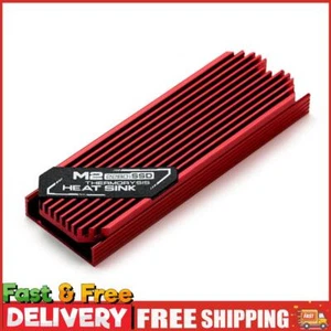 M.2 Solid State Hard Disk Heatsink Heat Radiator for PCIE 2280 SSD (Red) ~ - Bild 1 von 9