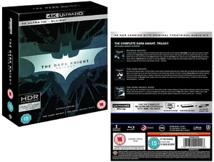 BATMAN: The Dark Knight Trilogy (2005-2012): BALE - RgFree 4K UltraHD + BLU-RAY - Picture 1 of 1