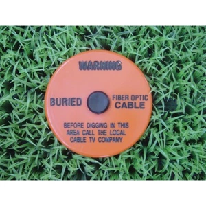 Soilmarker SMFO-100TV Fiber Optic Marker with Stake - Picture 1 of 5