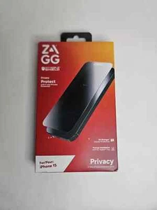 Protection écran ZAGG iPhone 15 Verre Elite Confidentialité - Photo 1 sur 4