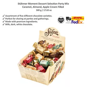 Stühmer Moment Dessert Selection Party Mix, Caramel Almond Cream Filled 500g - Picture 1 of 5