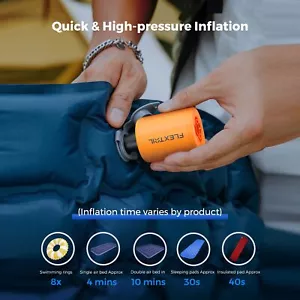 FLEXTAIL Portable Small Air Pump Outdoor Compact Travel Camping,Hiking Essential - Picture 1 of 34
