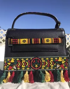 Valentino Garavani Crossbody Rockstud Bag Black New - Picture 1 of 11