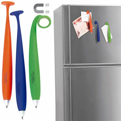 General Office 3er-Set Kugelschreiber mit Silikonhülle und Magnet