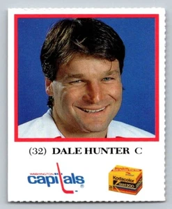 Dale Hunter 1991-92 Washington Capitals Kodak - Picture 1 of 1