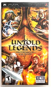 VINTAGE PSP SONY PLAYSTATION PORTABLE UNTOLD LEGENDS "BROTHERHOOD OF THE BLADE" - Picture 1 of 3