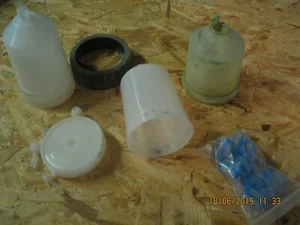 Dauer-Wechselspritzbecher SPA mit ca. 50 Wechseleinsätzen für Hochdruckpistolen - Bild 1 von 2