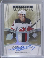 2018 Upper Deck Ultimate Collection Materials Signatures /25 Nico Hischier Auto