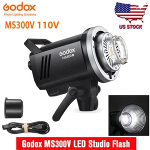 US Godox MS300V LED Compact Studio Flash Light Strobe Monolight PK Godox MS300 - Picture 1 of 15