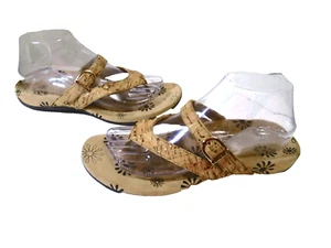 Vionic Damen-Riemchensandalen Rose Mary Gold Kork Größe 8 TVW1279 B30 - Bild 1 von 8