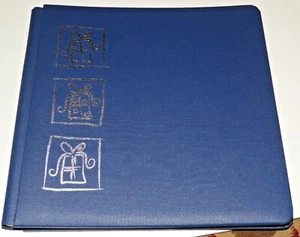 Creative Memories Holiday Scrapbook Album Blue w/Silver Presents Unused 12x12 - Picture 1 of 3
