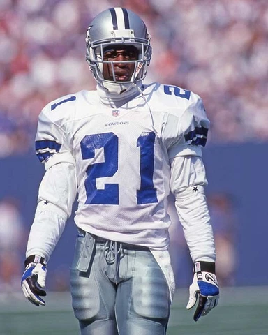 Dallas Cowboys DEION SANDERS Glossy 8x10 Photo 'Primetime' Print Poster HOF 2011 Cover