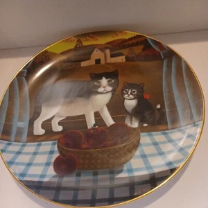 Eyes Of The Seasons Vintage Plate Autumn Steven Klein Cat Plate #5850 1981  - Picture 1 of 5