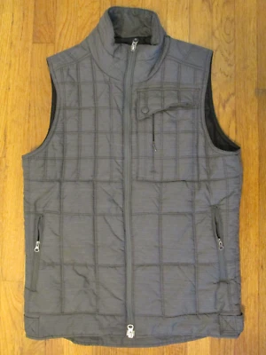 Colete acolchoado Royal Robbins masculino pequeno cinza ao ar livre caminhada viagem - Imagem 1 de 4