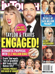 IN TOUCH Jan. 15 2024 Taylor Swift Travis Kelce Lady Gaga Gypsy Rose Blanchard - Foto 1 di 2