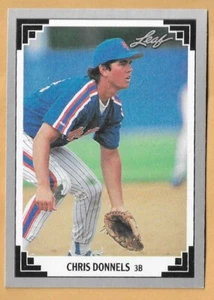 CHRIS DONNELS NUEVA YORK METS #447 - HOJA CASI NUEVA - MONTADA 1991 - Imagen 1 de 2
