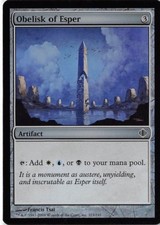 Obelisk of Esper *FOIL Common* Magic MtG x1 Shards of Alara SP