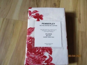 pemberley volant Granat Rose Toile 84 x 16, neu - Bild 1 von 4