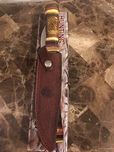 Chipaway Cutlery 12" Bowie Hunting Knife w/ Yellow Bone Handle/Sheath GW-3718YB - Picture 1 of 4