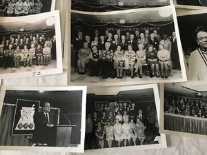 1973 Silver Mortar & Pestle Club Indy Pharmacy Compounding istantanee in bianco e nero - Foto 1 di 7