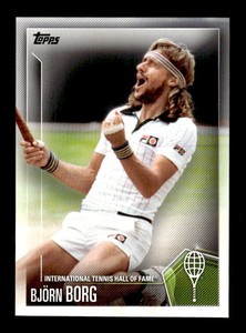 2019 Topps International Tennis Hall of Fame #28 Bjorn Borg - NM-MT