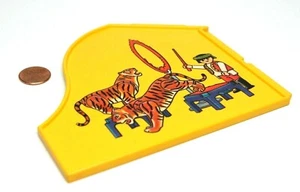 Playmobil Romani Circus Yellow Entrance Screen - Left Side Tiger Tamer 3720 - Picture 1 of 1