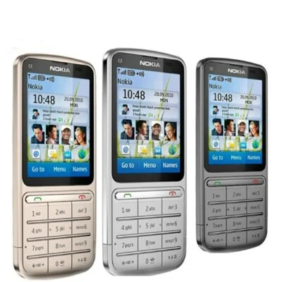 Nokia C3-01 Original Unlocked 2.4 Inch 5MP Camera 3G WIFI Bluetooth Mobile Phone - Image 1 of 4