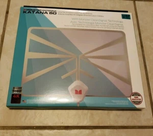 Monster Antenna Katana 60 Ultra-thin HD Indoor Antenna, 60 Miles. MAVA5001S - Picture 1 of 7