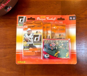 2018 Donruss Football FACTORY SEALED Blister Box 4-pack RARE Barkley J.Allen RC? - Picture 1 of 2