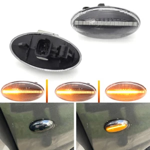 Luz de señalización lateral LED dinámica transparente para Peugeot Partner 2002 2003 2004 2005-2020 - Imagen 1 de 12