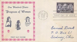 959 3c Progress of Women unlisted, Doak cachet [35029] - Picture 1 of 1