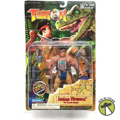 Figura de acción Turok Joshua Fireseed the Coyote Knight 1998 Playmates #71001 Foto 1 de 4