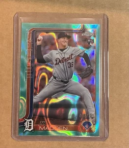2025 Topps Chrome Ty Madden RC  Aqua Lava Refractor /199 #285 - Picture 1 of 1