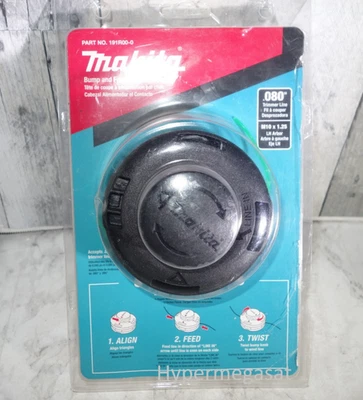 Cabezal recortador Makita 191R00-0 carga rápida golpe y cuerda de alimentación OEM genuino Foto 1 de 4