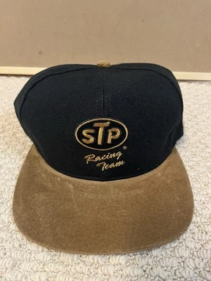 STP Racing Team Hat - NEW - Black & Brown - Image 1 of 3