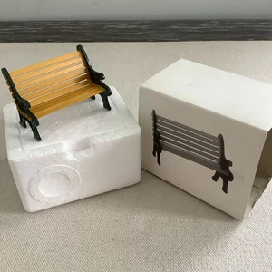 Dept 56 Villaggio di Natale Accessorio Villaggio Ferro Battuto Panchina Parco #52302 - Foto 1 di 10