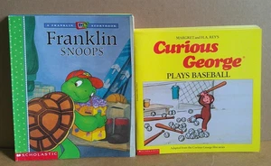 CURIOUS GEORGE + FRANKLIN Paperback by Scholastic Assorted Titles Set of 10 - Foto 1 di 21