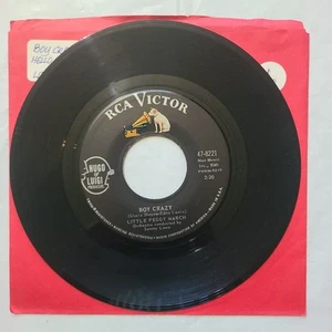 Little Peggy March ~ Boy Crazy/ Hello Heartache, Goodbye Love ~RCA 45 RPM Record - Picture 1 of 4