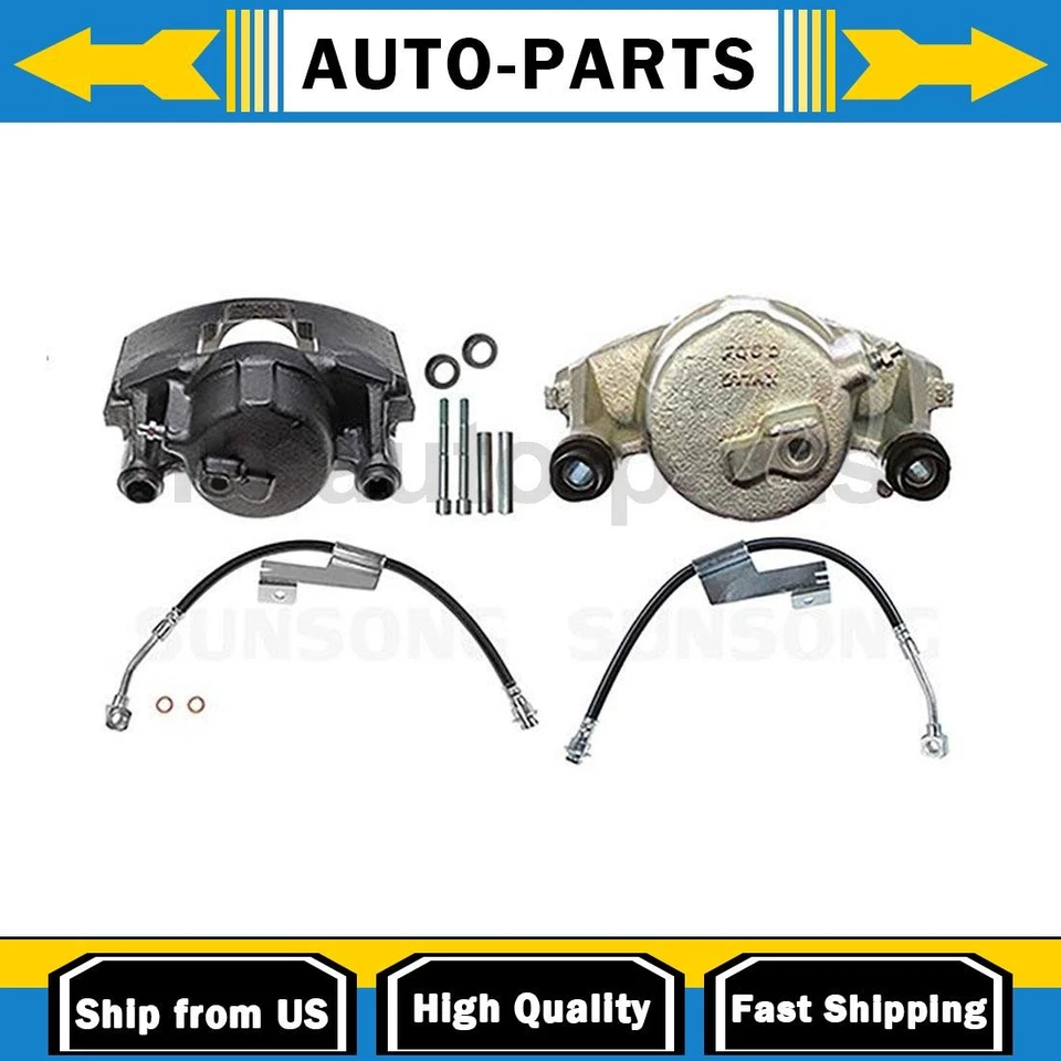 Pinza de freno delantera con mangueras lado conductor pasajero se adapta a Chevrolet C2500 6,5 L_ Foto 1 de 4