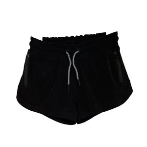 Athleta Shorts Black All Play Activewear Elastic Waist Drawstring Girl Size XS 6 - Picture 1 of 6