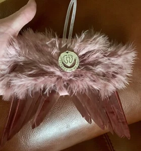 Forever In My Heart Baby Girl Loss Memorial - Soft Pink Wings - Christmas Decor - Picture 1 of 3