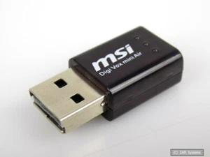MSI Digi Vox Mini Air USB 2.0 Dual DVB-T Antenne für Computer & Laptop, Neuw. - Bild 1 von 1
