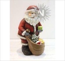 Weihnachtsmann mit Geschenk-Sack Magnesia 42 cm
